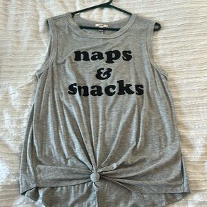 Mi Ami “Naps and Snacks” tank women’s